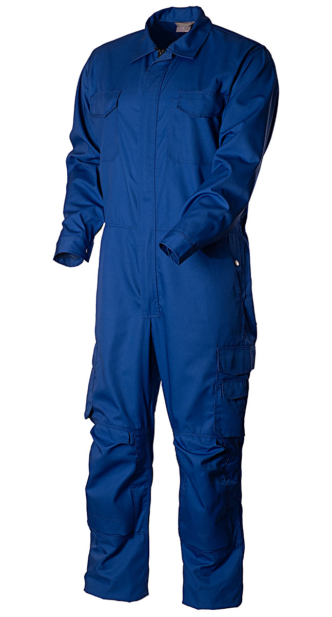 Комбинезон рабочий летний мужской синий 830FR-P154-13 из смесовой ткани в интернет-магазине sww.com.ru