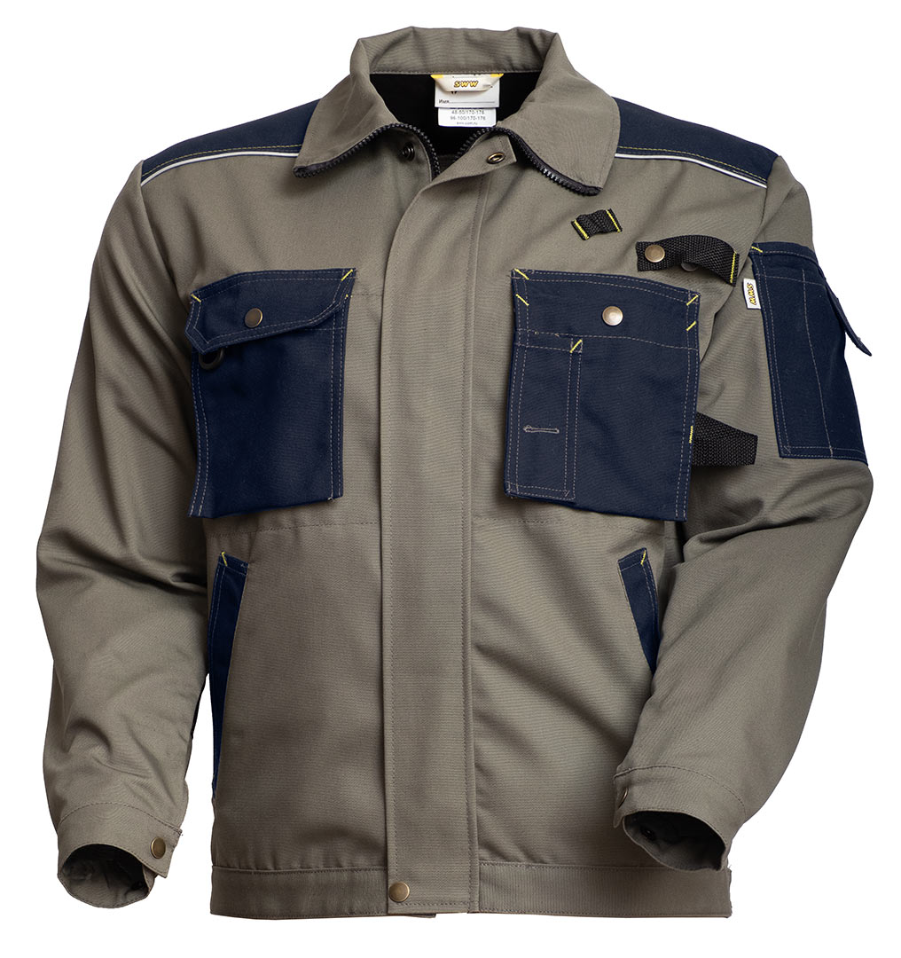 Куртка рабочая мужская 640K-CAN-7/15 из износостойкой смесовой ткани в интернет-магазине sww.com.ru вид спереди