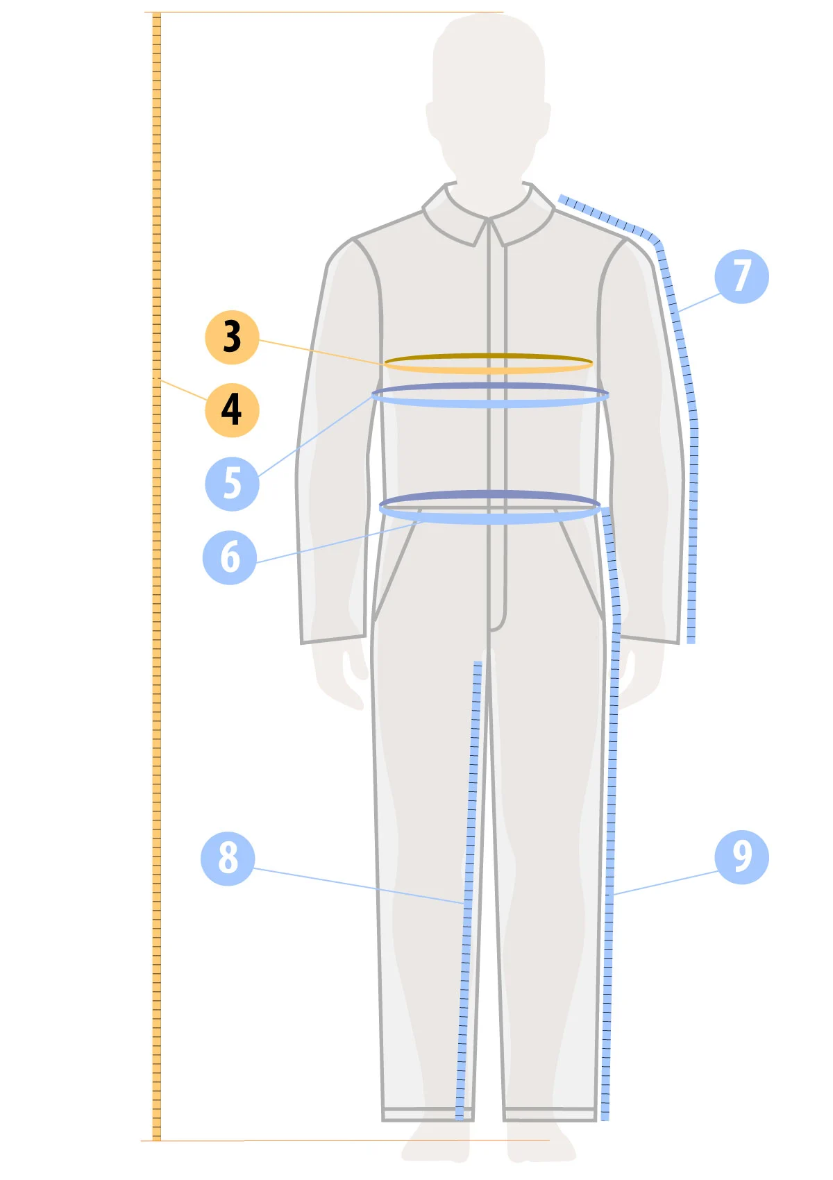 Как подобрать размер комбинезона 8831
