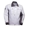Летняя рабочая белая мужская куртка маляра-штукатура 374M-EASN-00/55, вид спереди