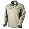 Летняя рабочая бежевая мужская куртка 374M-CY-05/55 из плотной износостойкой смесовой ткани
