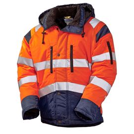 Зимняя куртка 4677T-TWILL-77/15 на стеганой подкладке со световозвращающими лентами