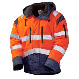Зимняя куртка 4677T-TWILL-77/15 на стеганой подкладке со световозвращающими лентами в интернет-магазине sww.com.ru