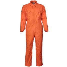 Ярко-оранжевый рабочий летний мужской комбинезон 830-NEON-77