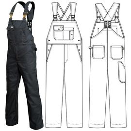 Летний полукомбинезон 71T-KR154-55 из смесовой ткани