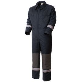 Комбинезон утеплённый рабочий мужской сине-зеленый 890-P154-15 на стеганой подкладке