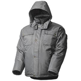Зимняя куртка мужская рабочая 454C(428-C)-TWILL FZ-58 на стеганой подкладке с удлиненной спинкой