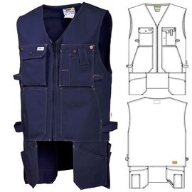 Летний жилет-разгрузка 511T-FAS-14 из хлопка FAS (360 г/кв. м)