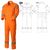 Оранжевый рабочий летний мужской комбинезон 827R-MU-75 из хлопка Оранжевый рабочий летний мужской комбинезон 827R-MU-75 из хлопка