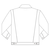 Летняя куртка  471T-FAS-81 из хлопка FAS (360 г/кв. м), эскиз, вид сзади Летняя куртка  471T-FAS-81 из хлопка FAS (360 г/кв. м), эскиз, вид сзади