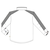 Зимняя укороченная куртка пилот (бомбер) 622S-TWILL-80 на комбинированной подкладке, эскиз, вид сзади Зимняя укороченная куртка пилот (бомбер) 622S-TWILL-80 на комбинированной подкладке, эскиз, вид сзади