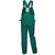 Полукомбинезон рабочий летний зеленый 51-2-P154-21 из смесовой ткани с наколенниками и 12 карманами, вид сзади