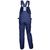 Полукомбинезон рабочий летний тёмно-синий 51-2-P154-14 из смесовой ткани с наколенниками и 12 карманами, вид сзади Полукомбинезон рабочий летний тёмно-синий 51-2-P154-14 из смесовой ткани с наколенниками и 12 карманами, вид сзади
