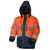Куртка утепленная зимняя сигнальная 4677•ND-TWILL FT-77/15 с отстегивающимся капюшоном и световозвращающими лентами, вид спереди Куртка утепленная зимняя сигнальная 4677•ND-TWILL FT-77/15 с отстегивающимся капюшоном и световозвращающими лентами, вид спереди