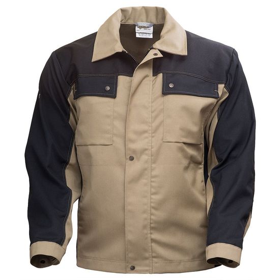 Куртка рабочая летняя мужская двухцветная 374K-P•154-6/90 из смесовой ткани в интернет-магазине sww.com.ru, вид спереди