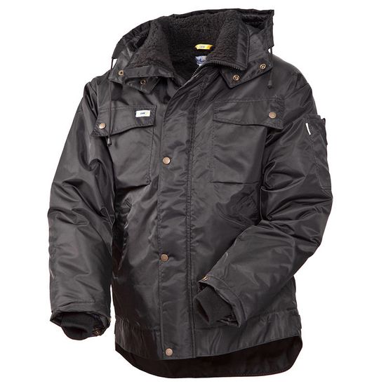 Зимняя куртка мужская рабочая 428T-TWILL-90 на подкладке из искусственного меха с удлиненной спинкой в интернет-магазине sww.com.ru