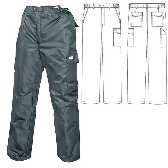Зимние брюки 207T1-TASLAN-51 на стеганой подкладке в интернет-магазине sww.com.ru