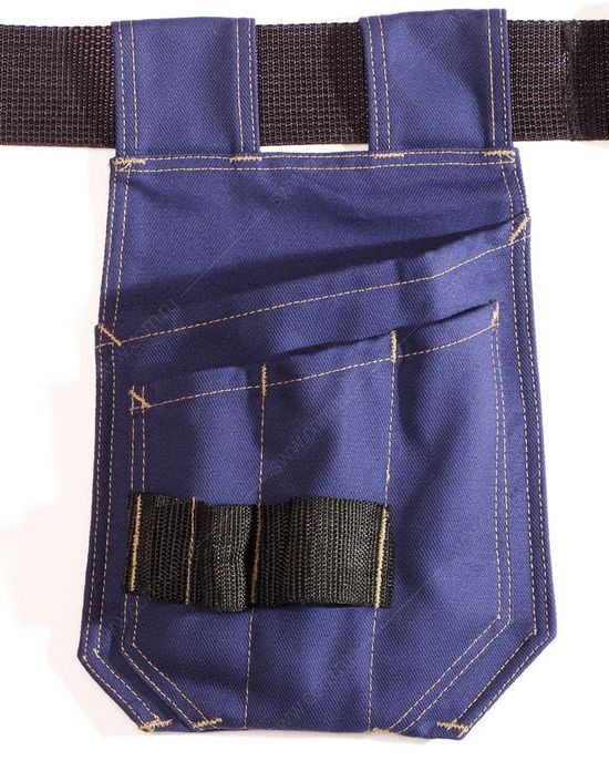 Пояс монтажника с карманами для инструментов 1RPF-FAS-14 из плотного хлопка. Карман с отделениями и петлями  для инструмента