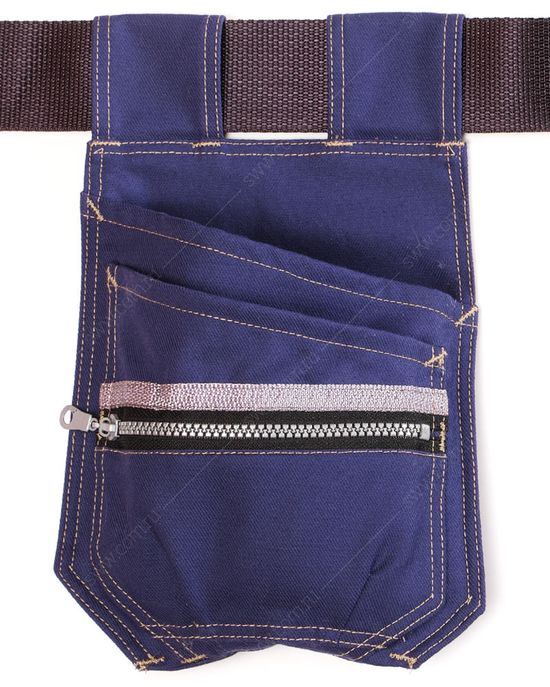 Пояс монтажника с карманами для инструментов 1RPF-FAS-14 из плотного хлопка. Карман с тремя отделениями и подкладкой из высокопрочной износостойкой ткани