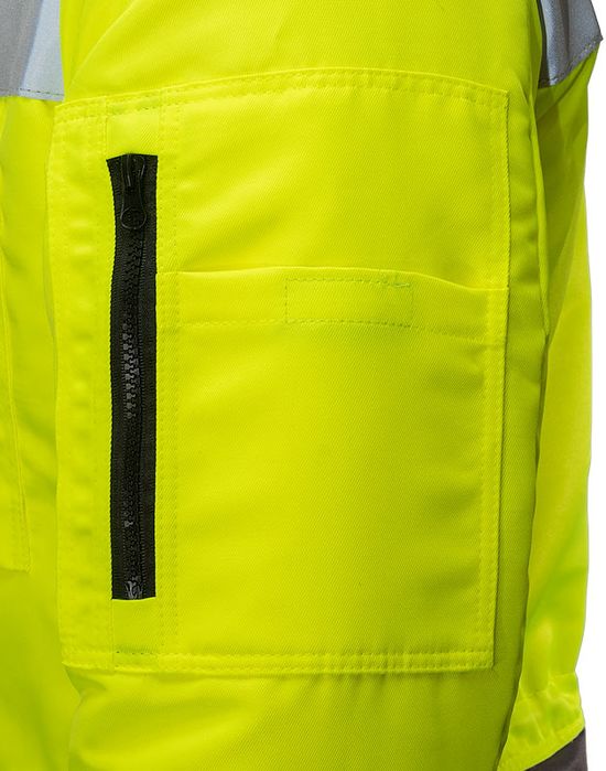 Зимний экстремальный комбинезон с капюшоном  8831F-PP-71/55  с трёхслойным утеплителем для зимней рыбалки и покатушек на снегоходе, карманы на правом рукаве