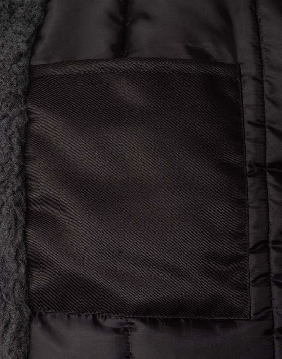 Куртка рабочая мужская зимняя двухцветная 634-PP-90/71 с удлинённой спинкой на стеганой подкладке, правый внутренний карман