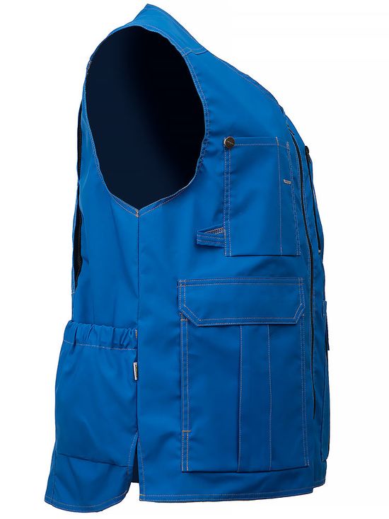 Летний жилет садовода 511C-P159-13 с девятью карманами, вид справа