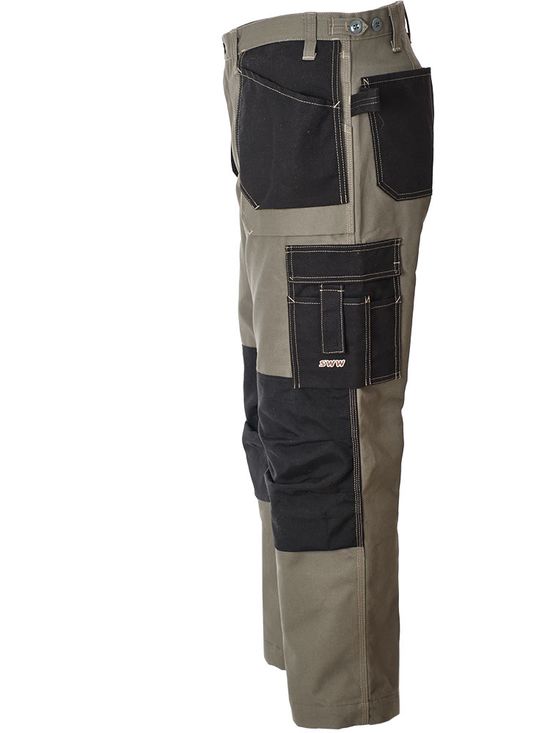 Летние рабочие брюки 255A-CAN-7/90 из плотной износостойкой смеcовой ткани, вид слева Летние рабочие брюки 255A-CAN-7/90 из плотной износостойкой смеcовой ткани, вид слева