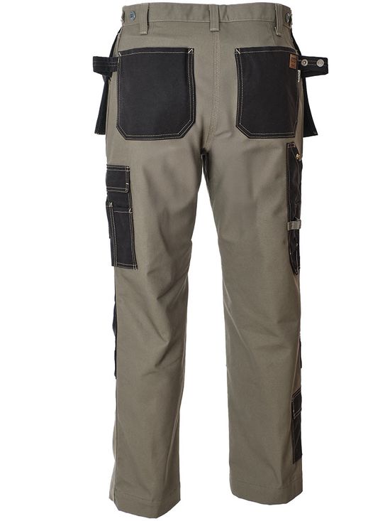 Летние рабочие брюки 255A-CAN-7/90 из плотной износостойкой смеcовой ткани, вид сзади Летние рабочие брюки 255A-CAN-7/90 из плотной износостойкой смеcовой ткани, вид сзади