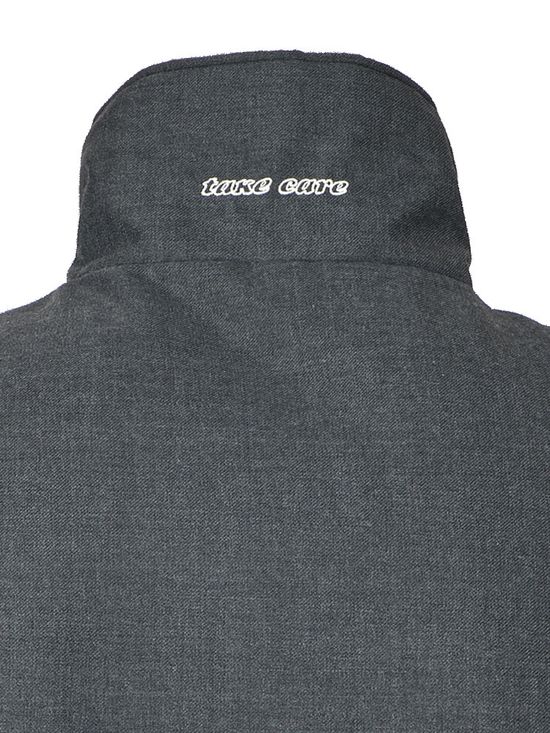 Жилет рабочий утеплённый 515T-KS-59 на подкладке из искусственного меха, вышивка  на воротнике Жилет рабочий утеплённый 515T-KS-59 на подкладке из искусственного меха, вышивка  на воротнике