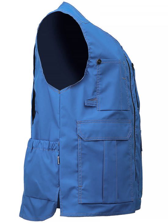 Летний жилет садовода 511C-P159-12 с девятью карманами, вид справа