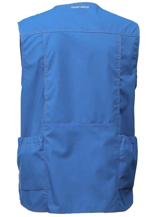 Летний жилет садовода 511C-P159-12 с девятью карманами, вид сзади