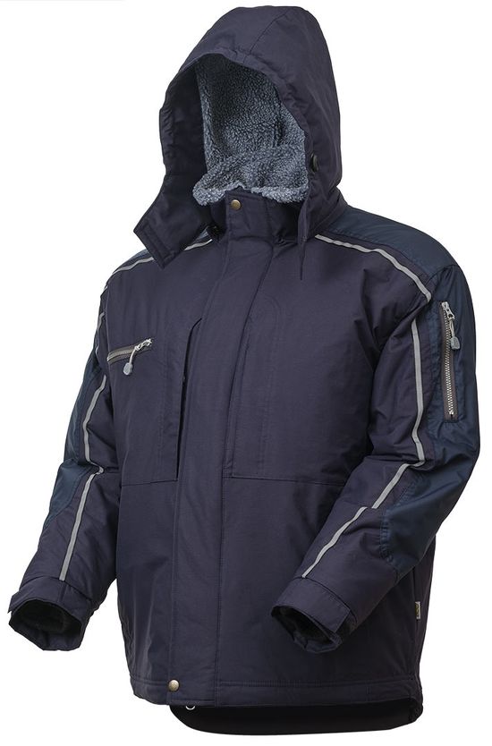 Зимняя укороченная куртка пилот (бомбер) 622S-TWILL-15