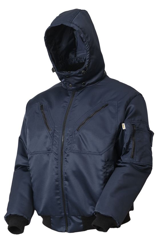 Зимняя куртка  укороченная (пилот) 442KC-TWILL FT-155 на стеганой подкладке