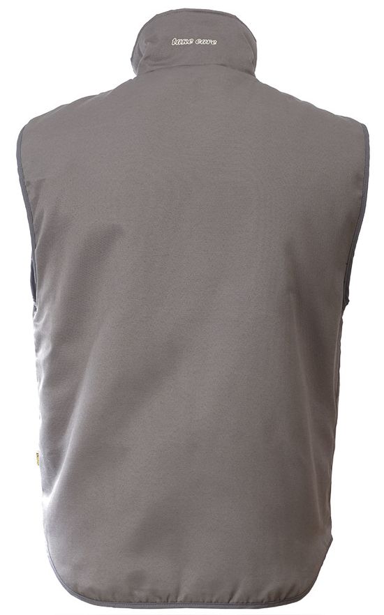 Жилет рабочий утеплённый 515T-BEVR-51 на подкладке из искусственного меха, вид сзади Жилет рабочий утеплённый 515T-BEVR-51 на подкладке из искусственного меха, вид сзади