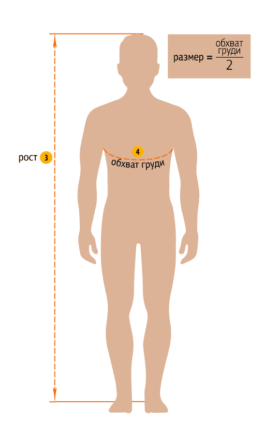 Чтоб узнать свой размер одежды SWW, измерьте обхват груди и поделите это число пополам Чтоб узнать свой размер одежды SWW, измерьте обхват груди и поделите это число пополам