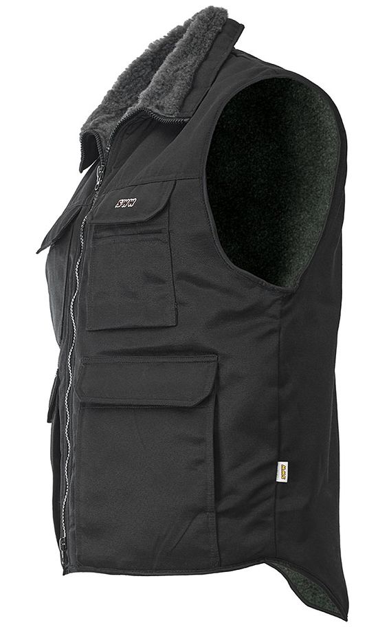 Жилет рабочий утеплённый 515T-BEVR-90 на подкладке из искусственного меха, вид слева Жилет рабочий утеплённый 515T-BEVR-90 на подкладке из искусственного меха, вид слева