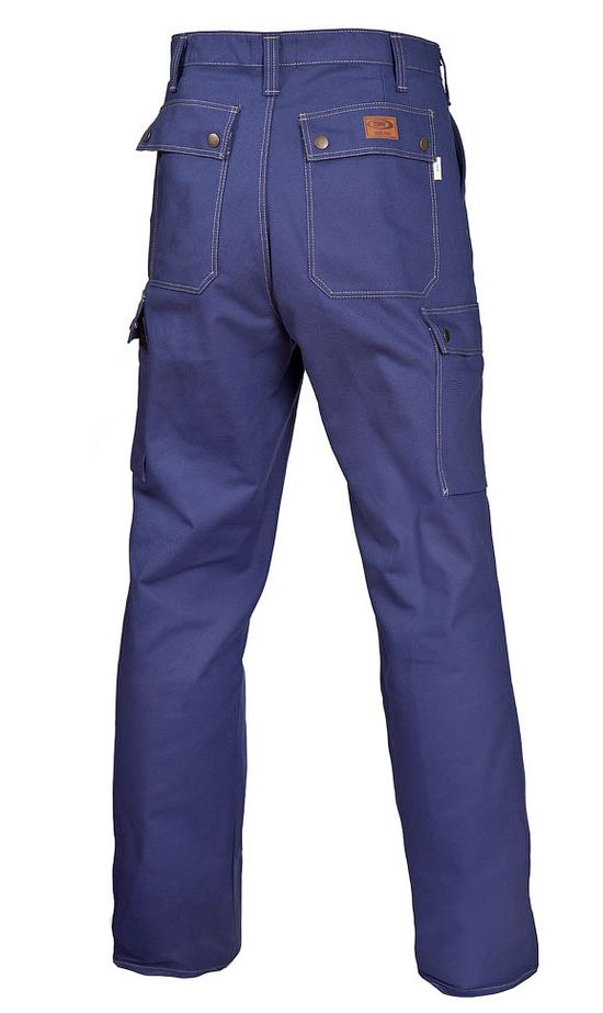 Летние брюки 233T-FAS-14 из хлопка FAS (360 г/кв. м) размер 42 рост 170, вид сзади